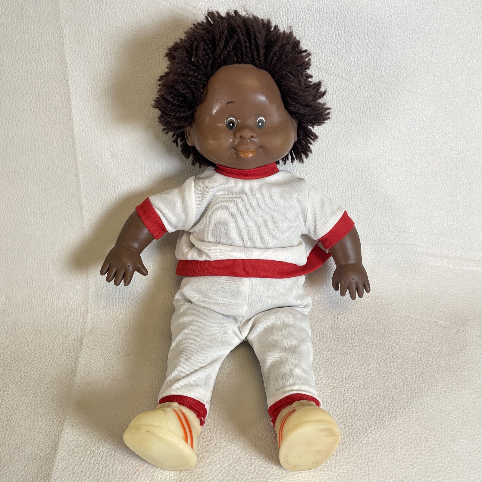 Huggy Bean Doll Playthings 1985 Golden Ribbon Original Chocolate Forest 14"