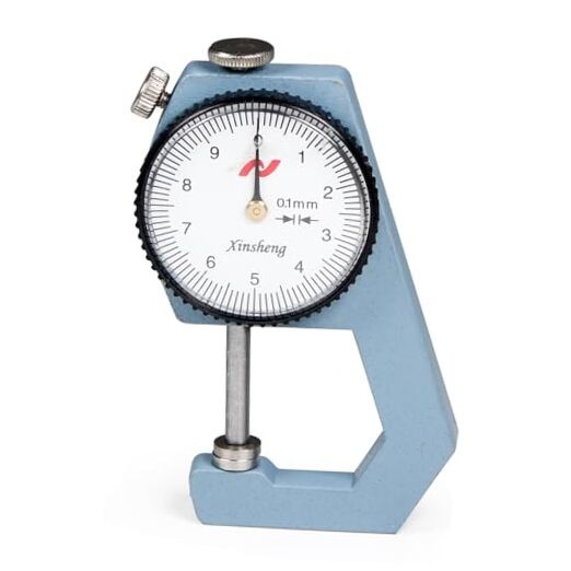  Dial Thickness Gauge, Flat Head Thickness, 0-20mm Tester Dial 0-20 flat ends