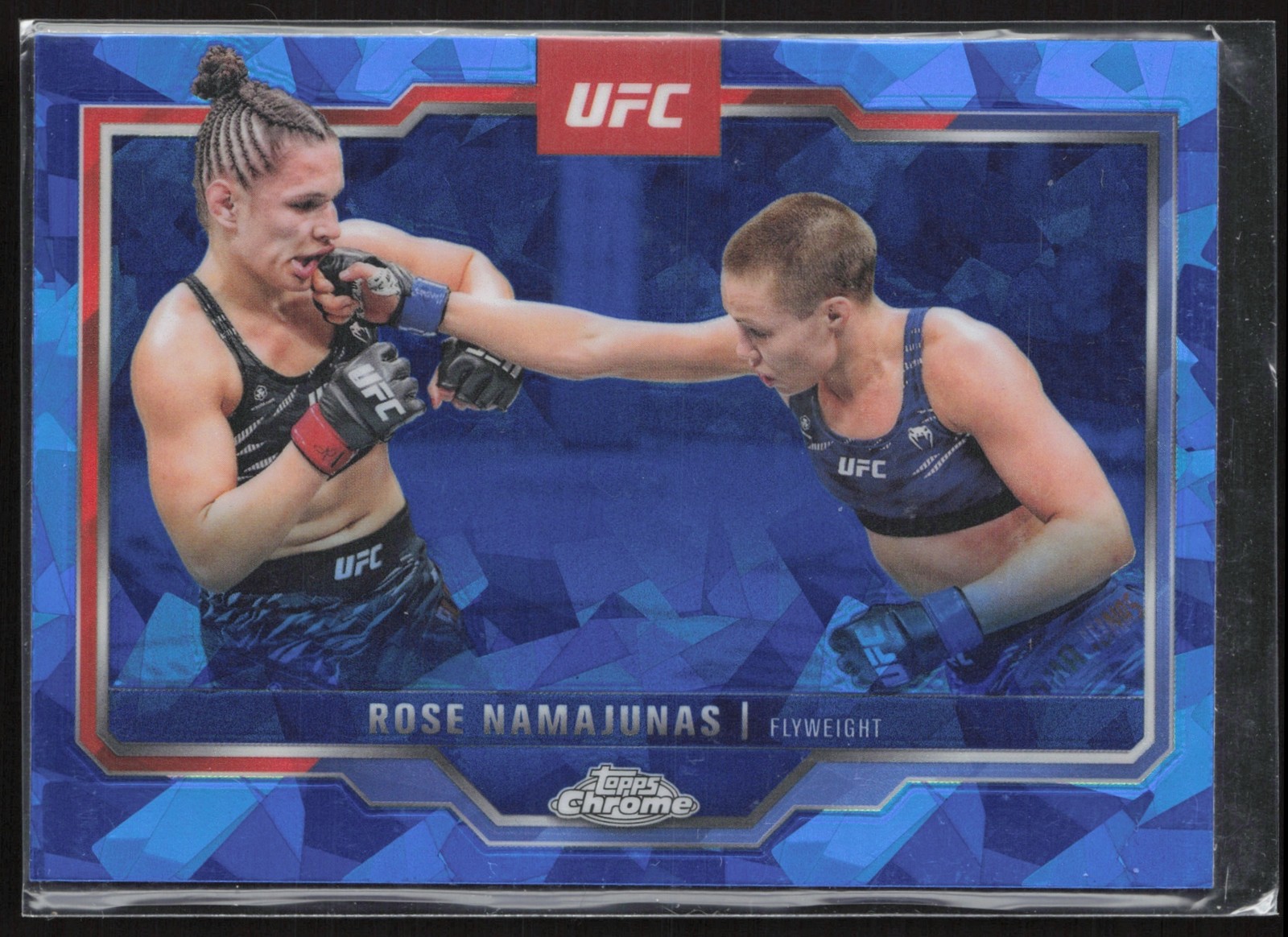 2025 Topps UFC Chrome Sapphire Rose Namajunas #89