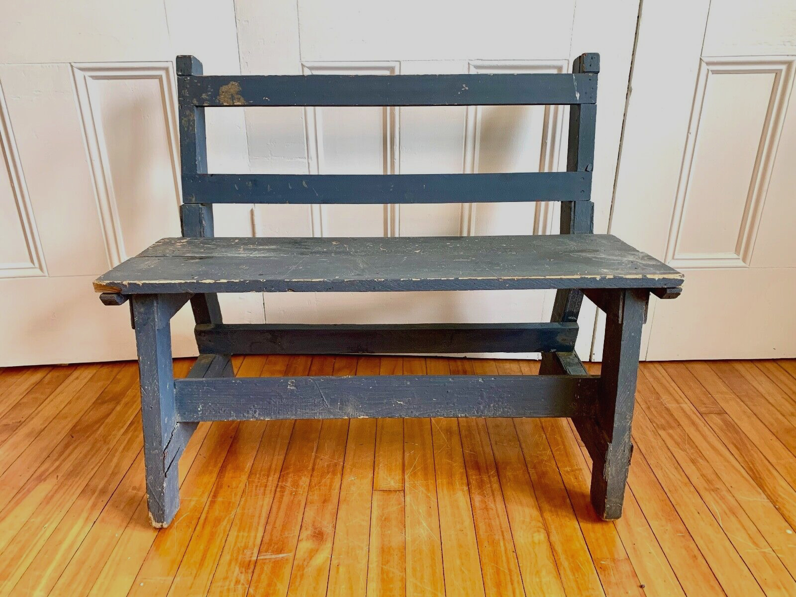 Antique Primitive Bench original paint