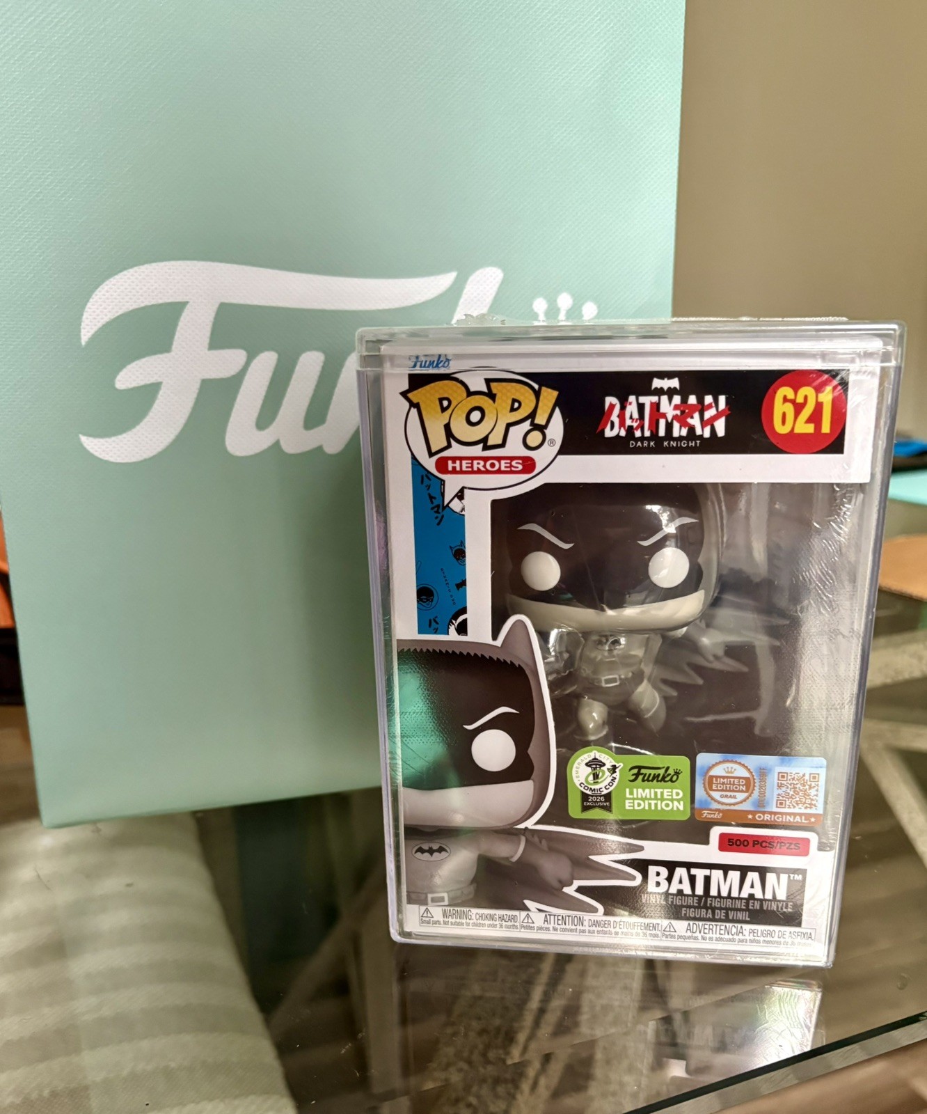 Funko Pop! Batman Black & White ECCC 2026 Con Exclusive LE 500 IN HAND