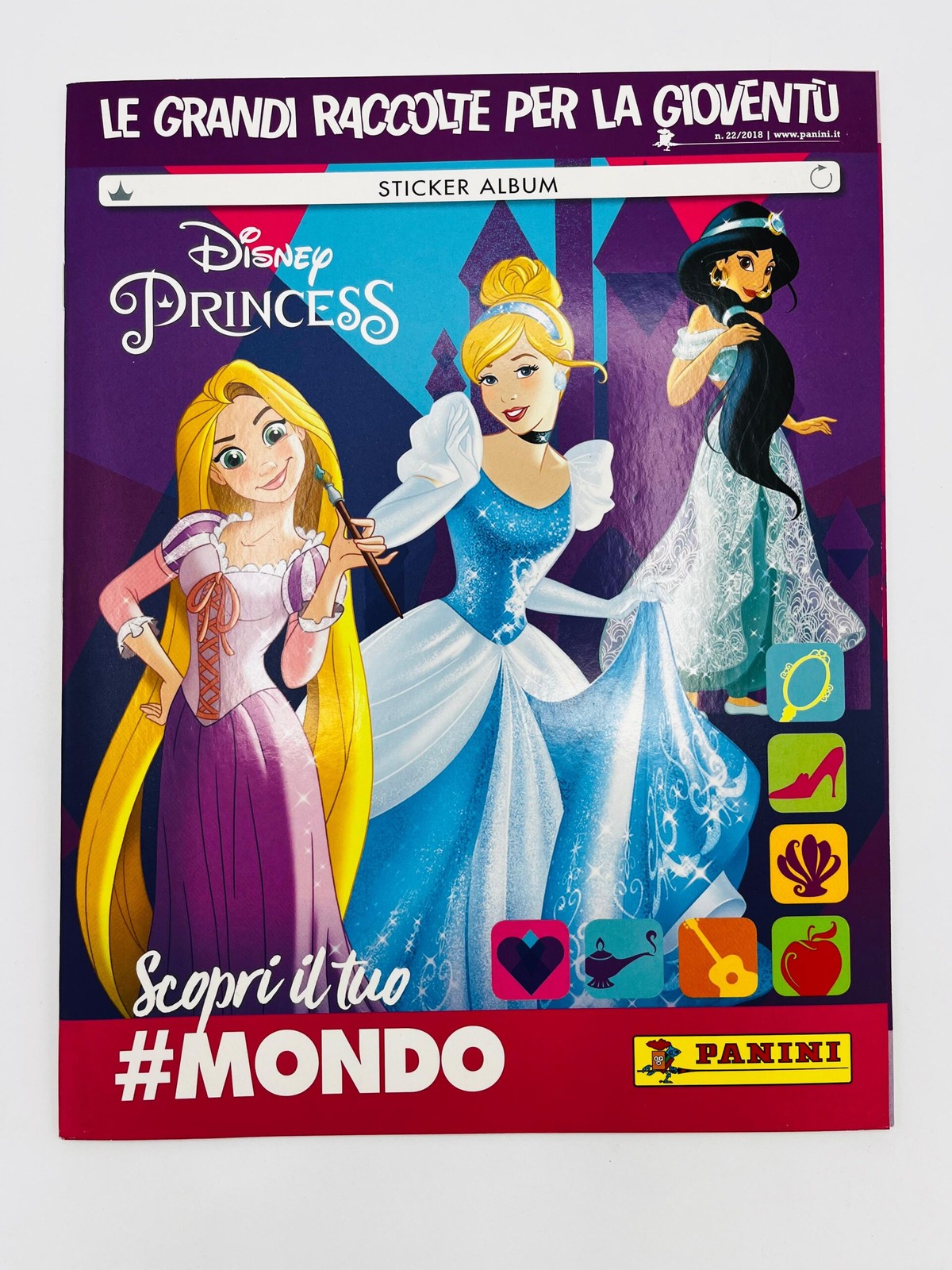 Disney Princess Discover Your World 2018 Empty Panini Album