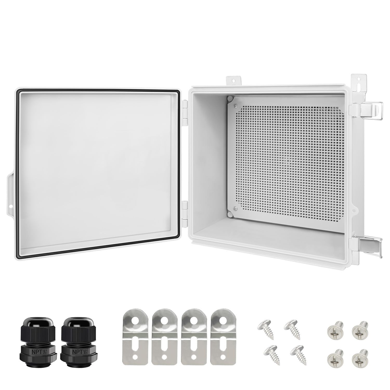 LeMotech Waterproof Electrical Junction Box ABS Enclosure IP67 Stainless Steel C