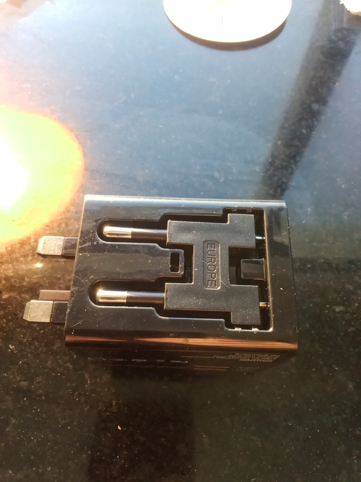 European American Plug Adapter With USB  4 Gigawatts