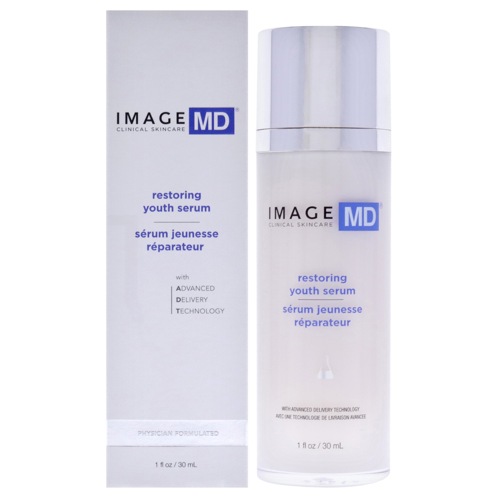 2 Pack MD Restoring Youth Serum with ADT Technology by Image- 1 oz Serum