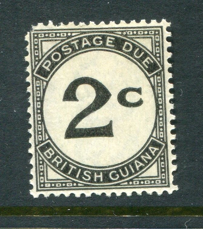 British Guiana #J2 Postage Due 2 C. [Mint Hinged]