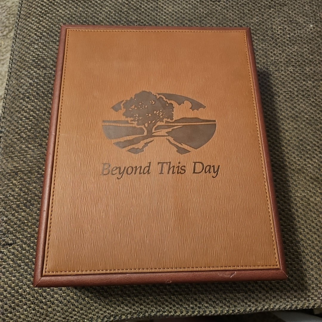 Beyond This Day: The Way Of Hope | Memorial Keepsake Book Wood Box for Storage