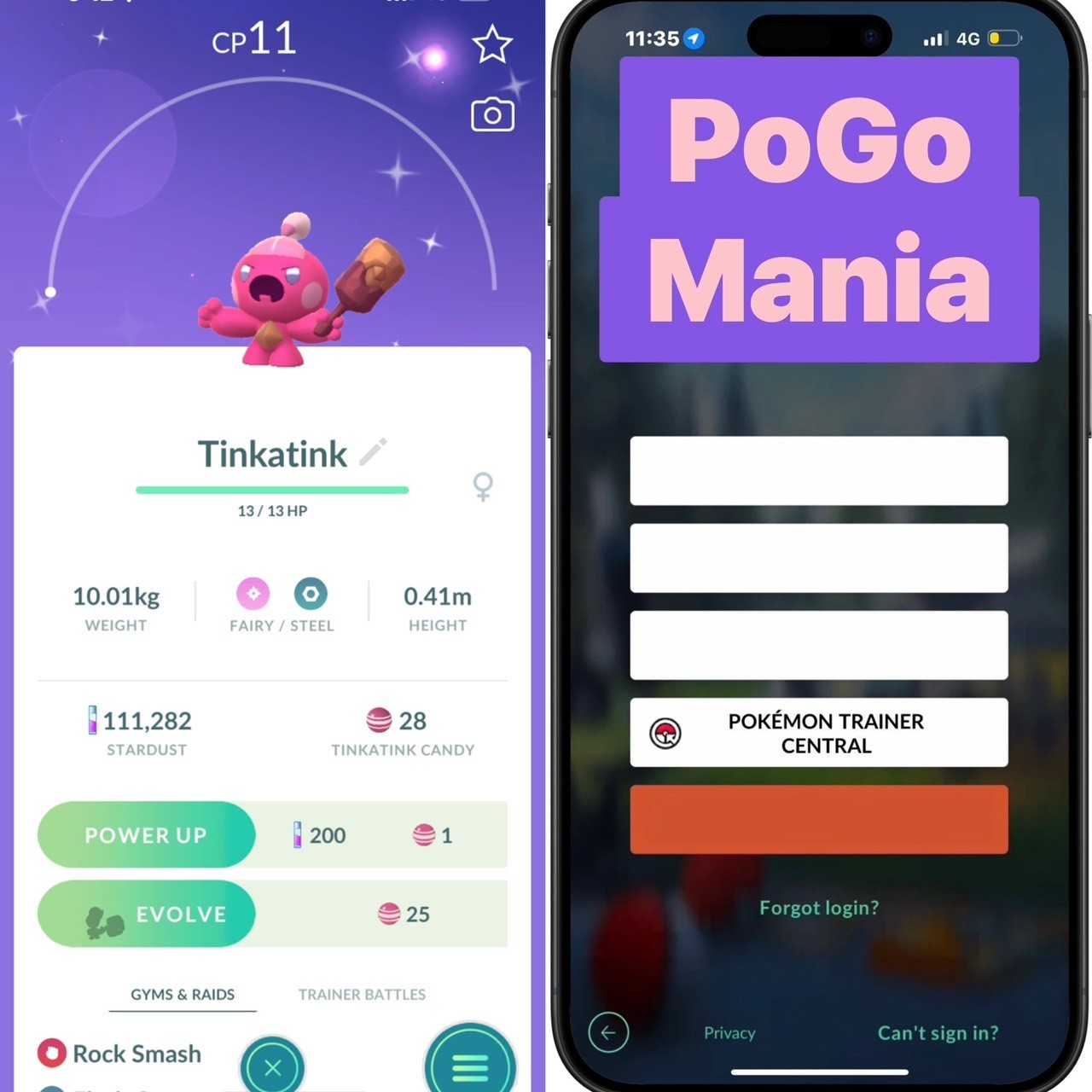 Shiny Tinkatink✨LVL@1✨mini PTC 20k✨(read description)