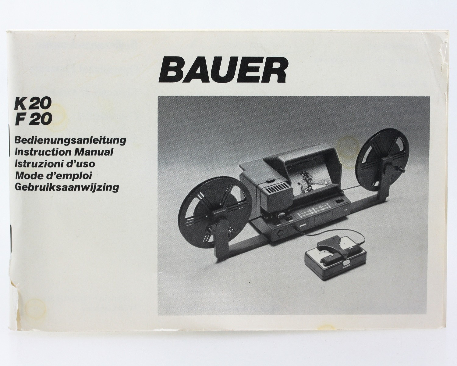 Manual Bauer K20 F20 k20 f20 K-20 F-20