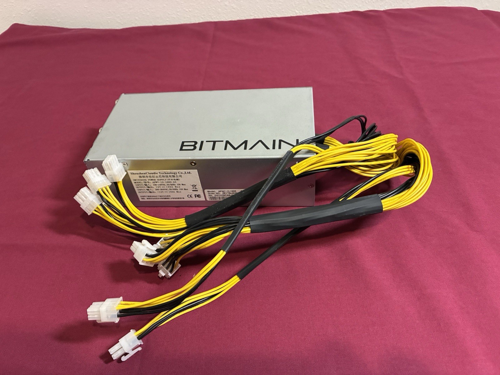 New Bitmain APW7 Power Supply PSU Antminer (APW7-12-1800)