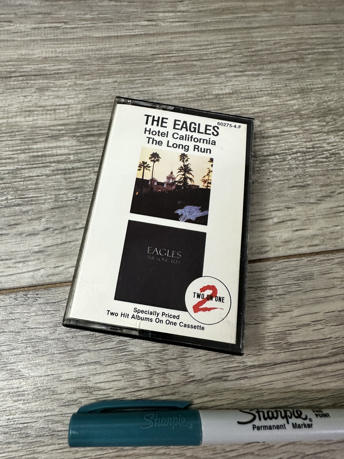 Vintage Eagles Cassette Tape Hotel California The Long Run Rock Album 1976 1979