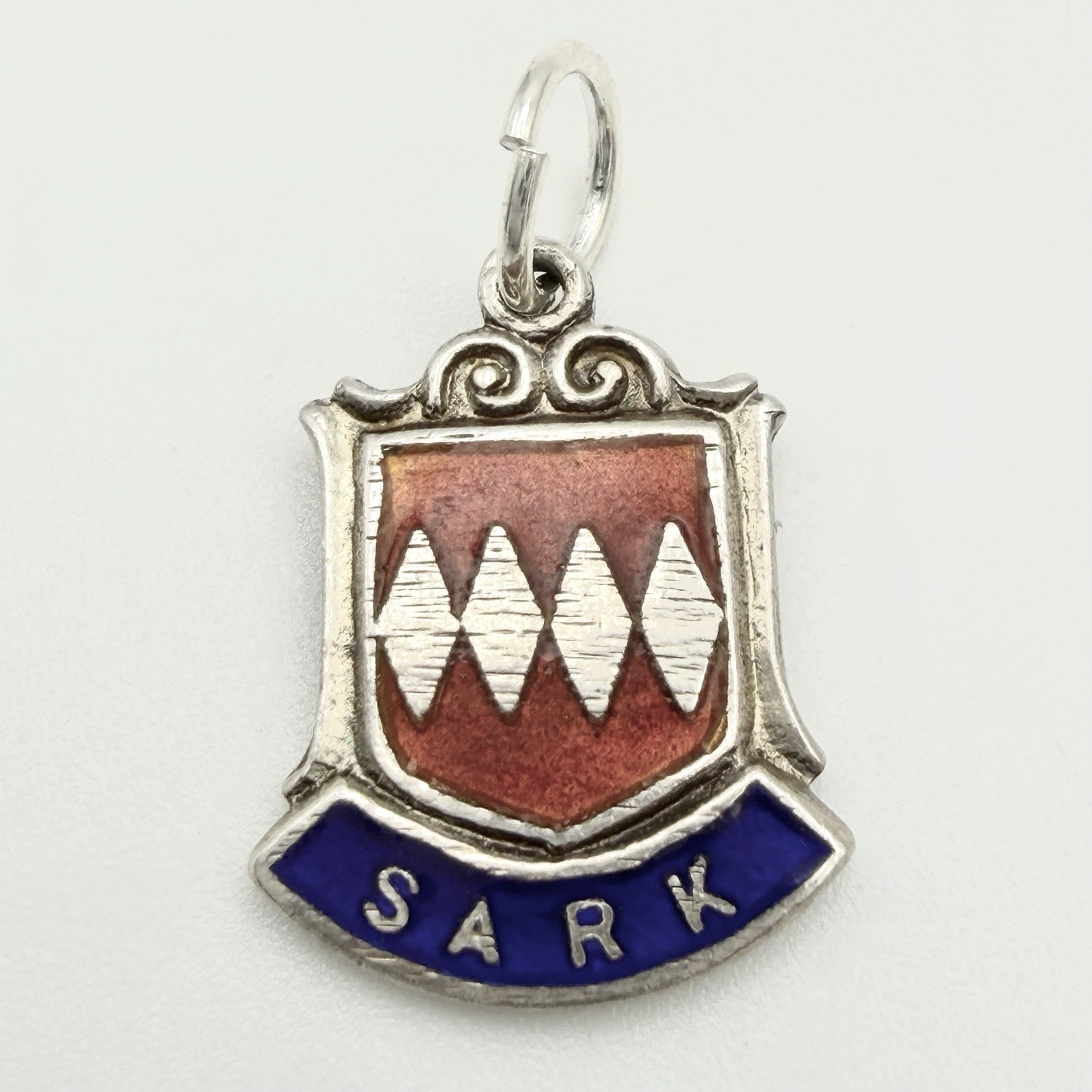 Vintage 925 Sterling Silver Sark Travel Bracelet Charm Pendant