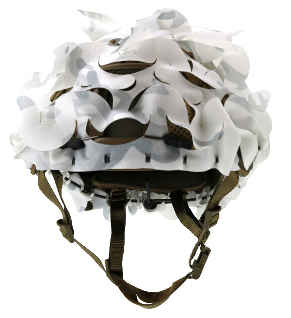 Beez Combat Systems Predator Ghillie™ Helmet Cover Scrim Multicam Alpine