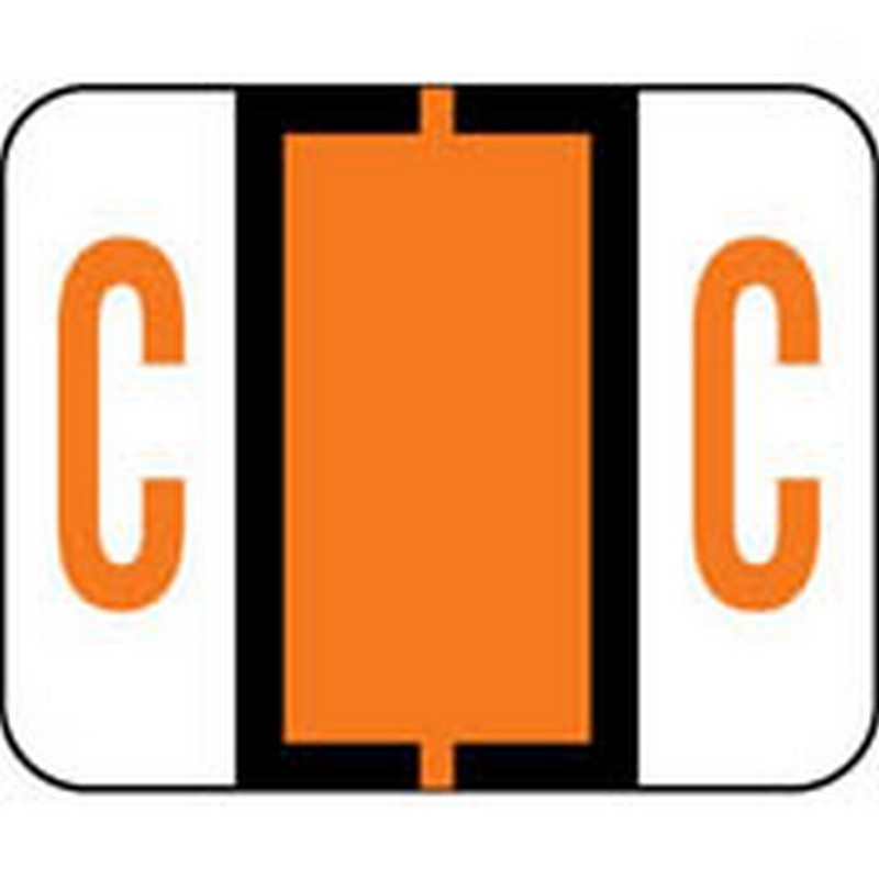 Smead Compatible "C" Labels, Polylaminated Stock, 1" X 1-1/4" Individual