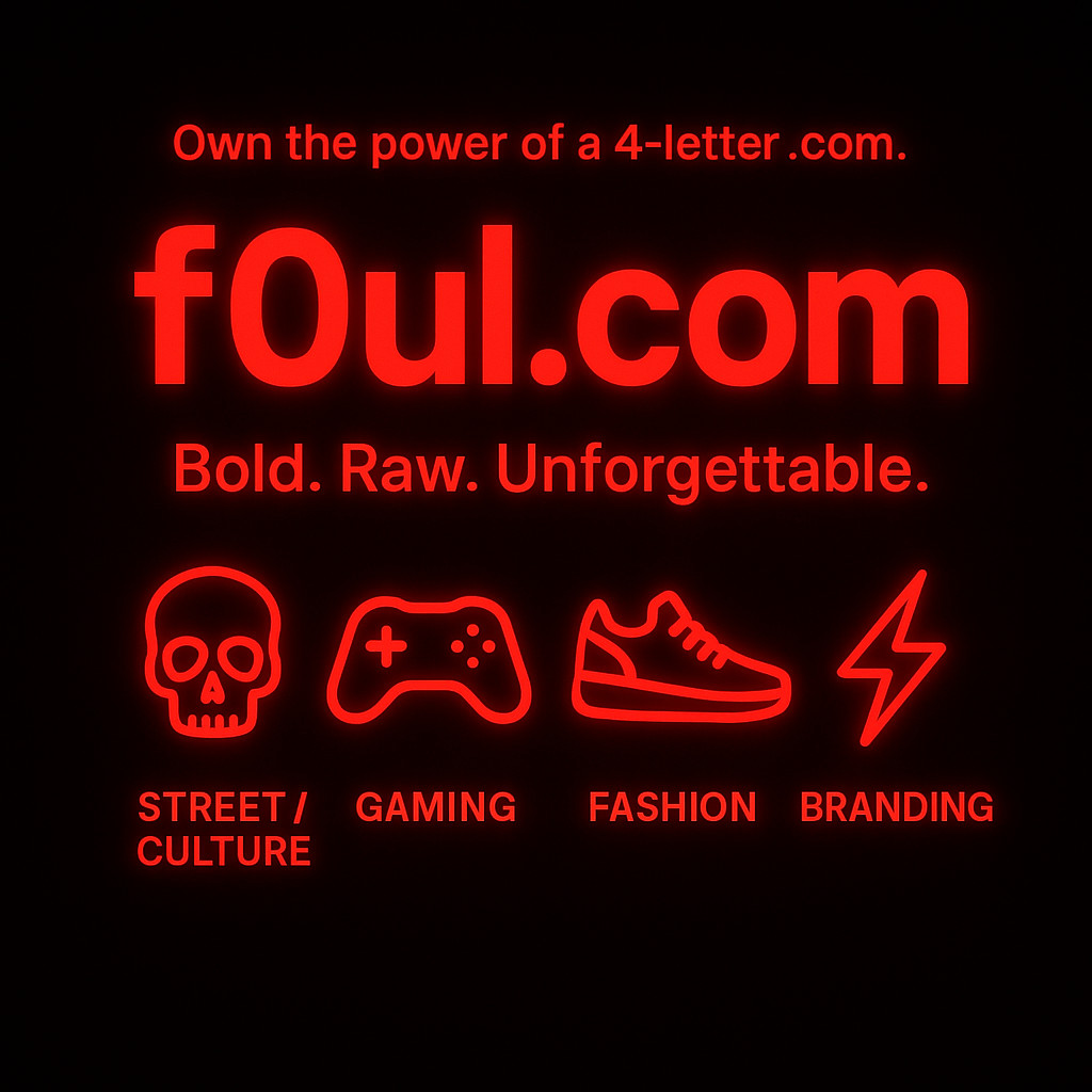 4 Letter Domain - f0ul.com
