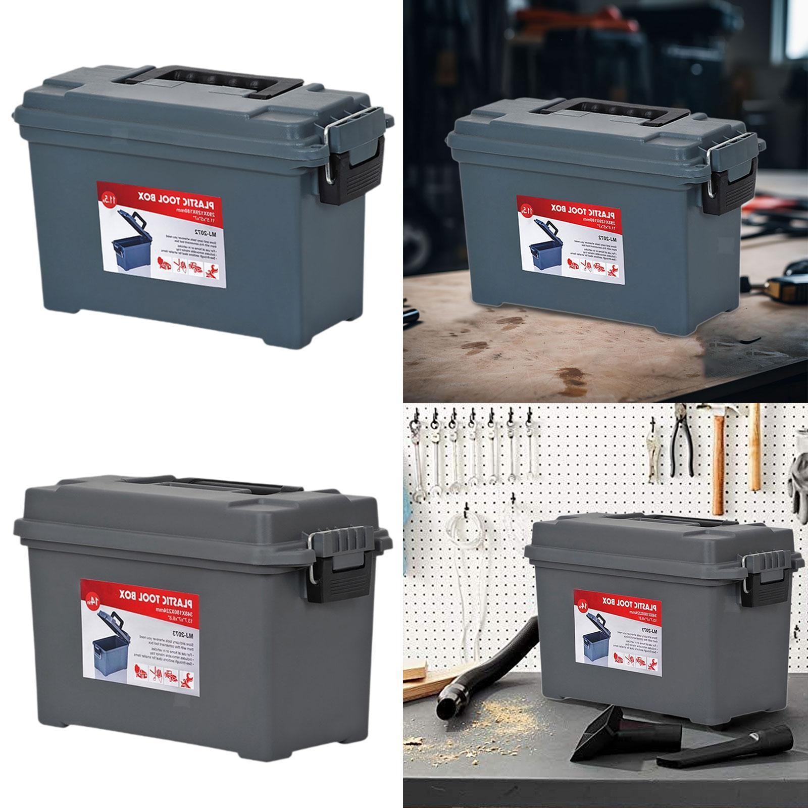 Tool Storage Box Toy Container Stable Suitcase Portable Multipurpose Protective