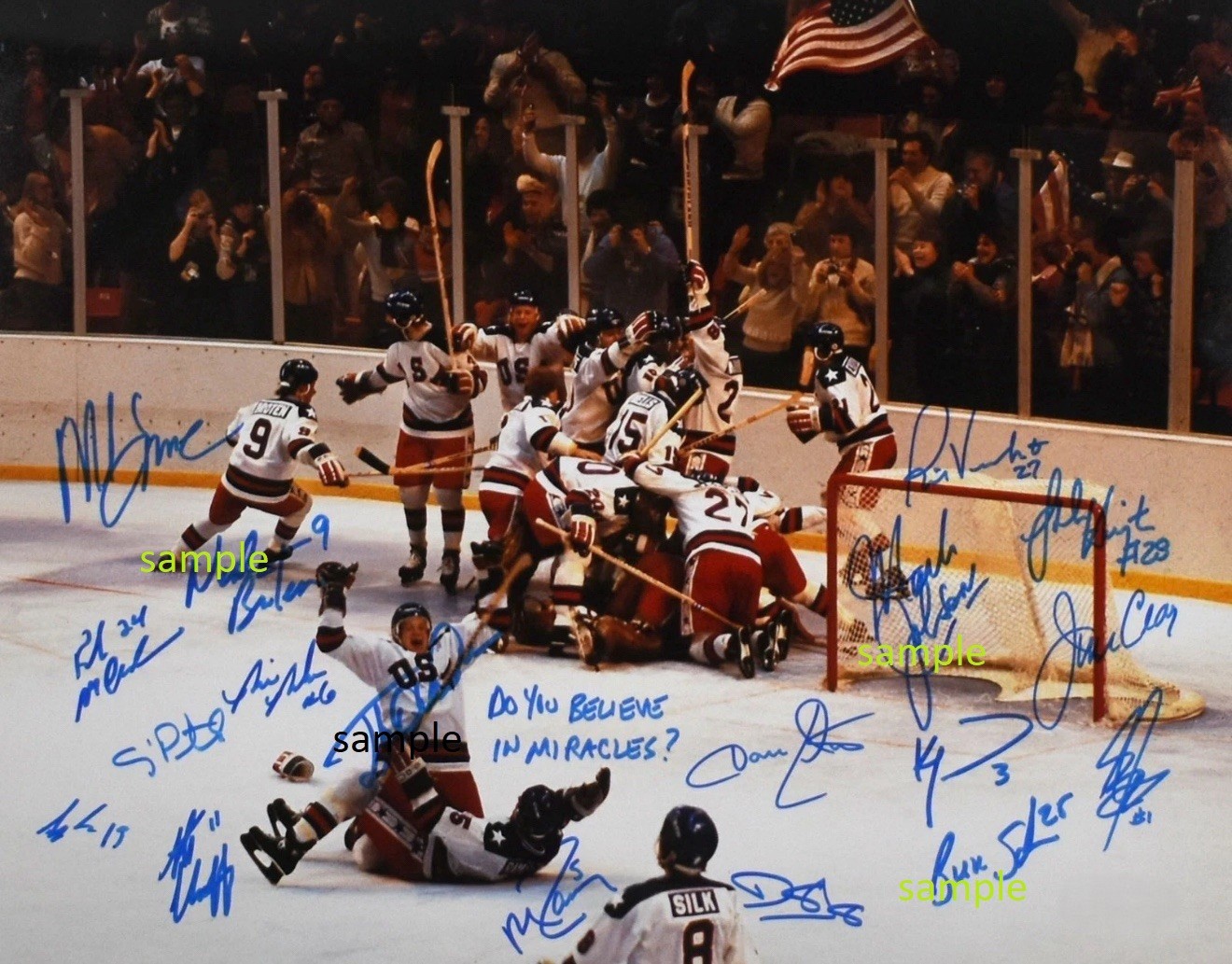 1980 USA HOCKEY REPRINT SIGNED 8X10 PHOTO AUTOGRAPHED CHRISTMAS MAN CAVE GIFT