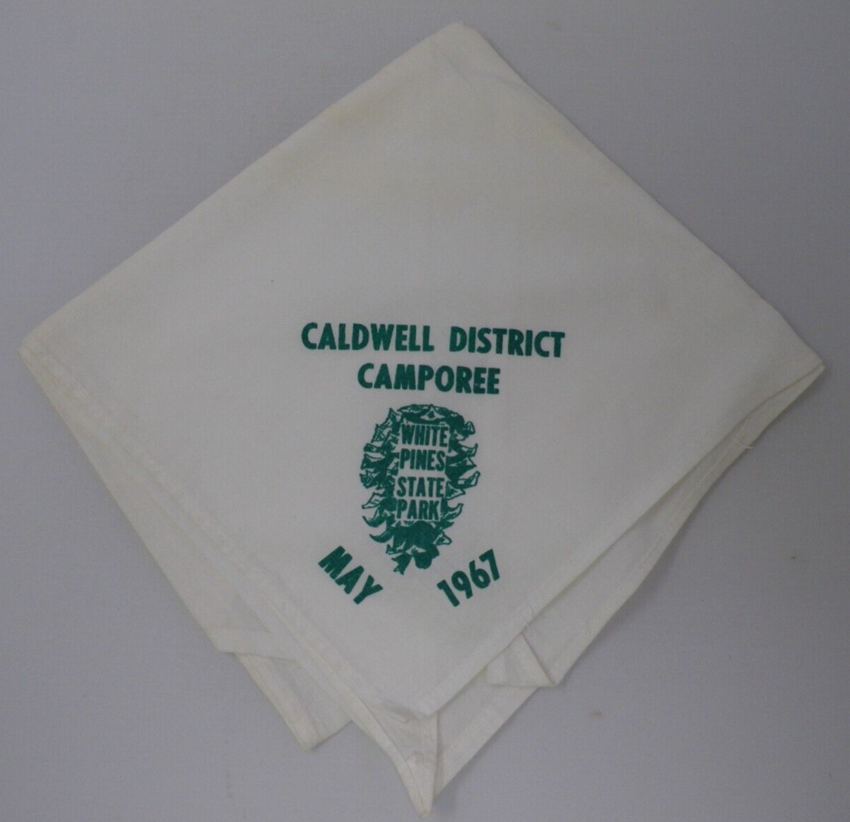 Boy Scout Neckerchief Caldwell District Camporee White Pines State Park May 1967