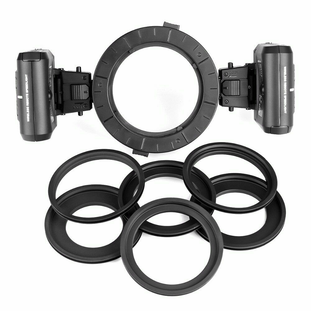 MEIKE MK-MT24 Macro Twin Flash Light Ring Speedlite For Canon Sony Nikon Camera