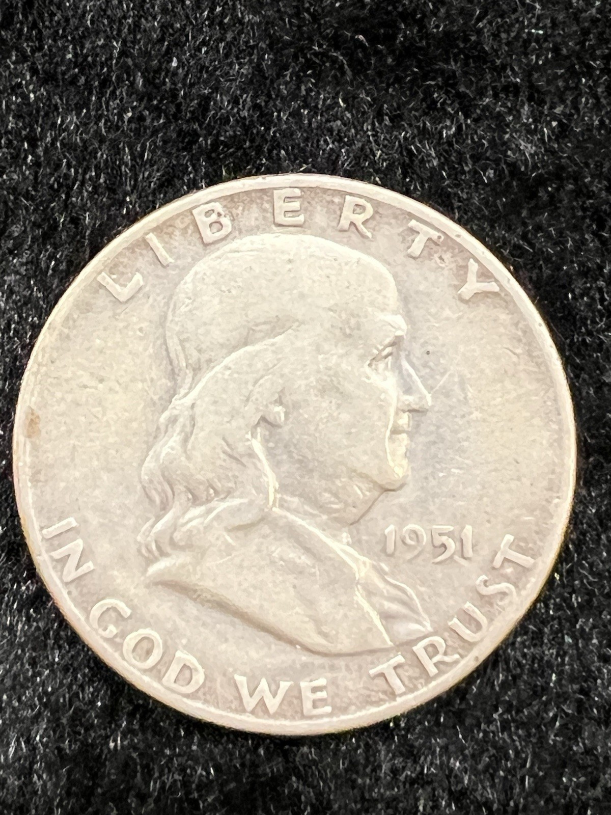 1951-D 50C Franklin Half Dollar - 90% Silver - Selling At Melt!