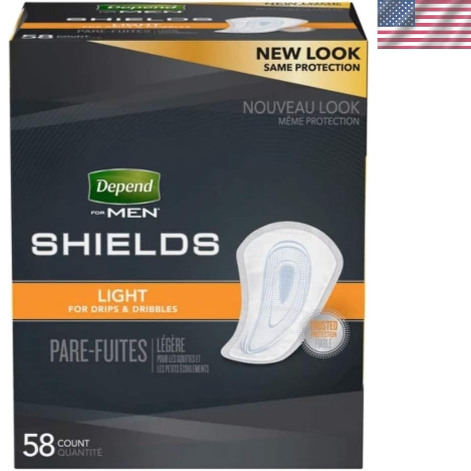 Incontinence Shields/Pads Light Absorbency - 1 Box