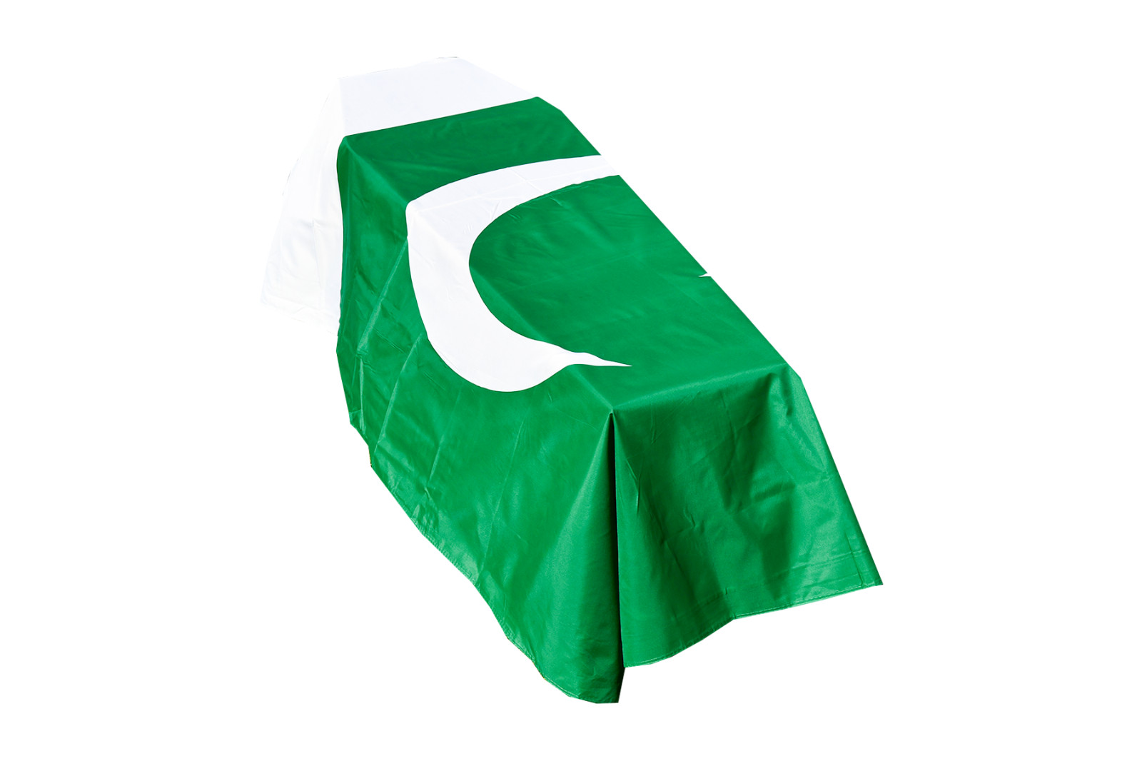 Pakistan Flag Coffin Drape - Quick Dispatch