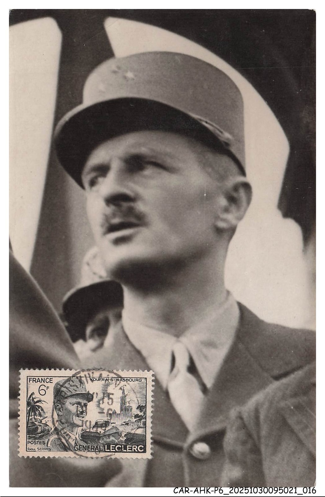 CAR-AHKP6-0322-CARTES-MAXIMUM - General Leclerc - 1949