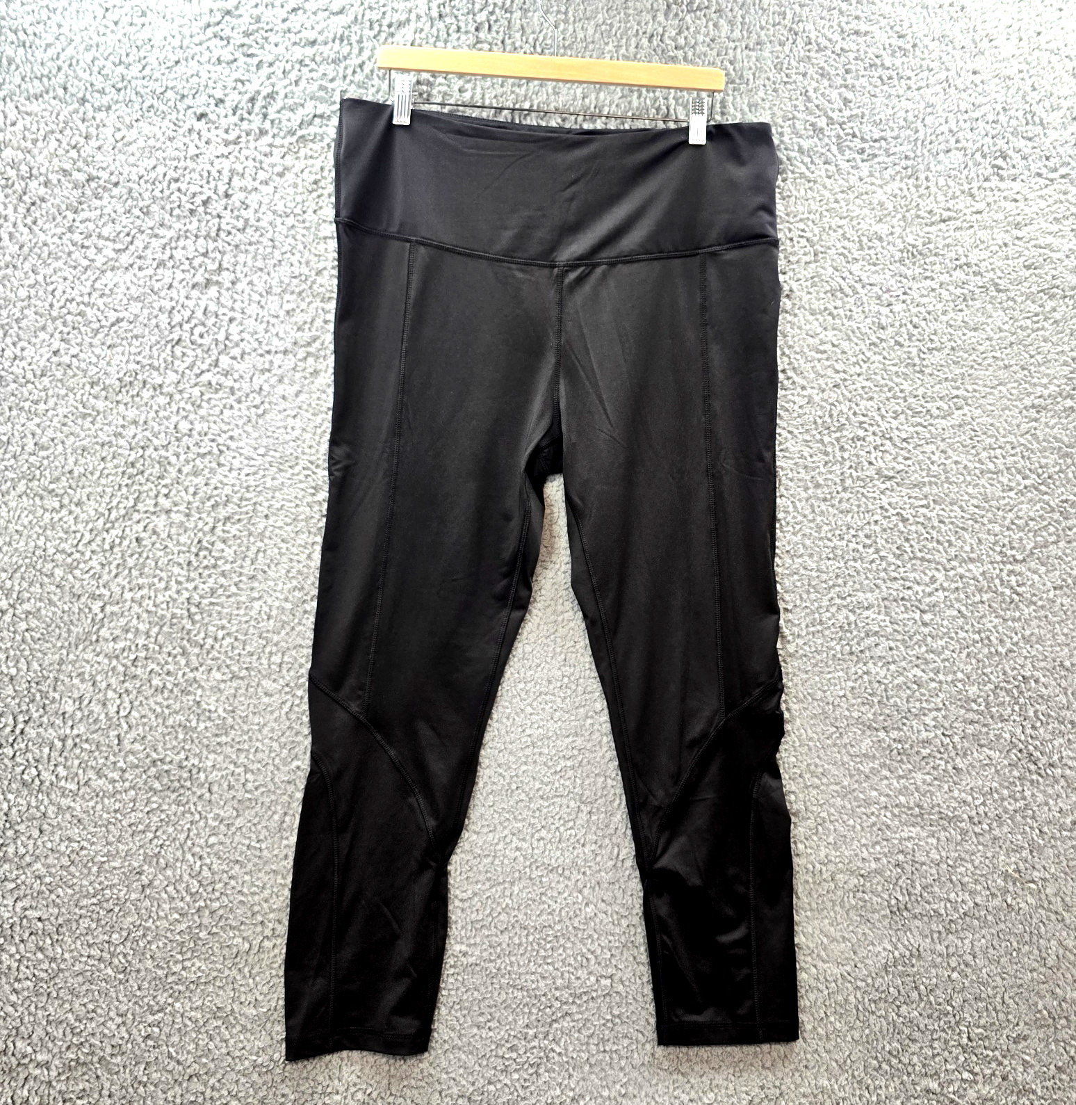 New Orentique Womens Leggngs Size 18 Black Stretch Knit