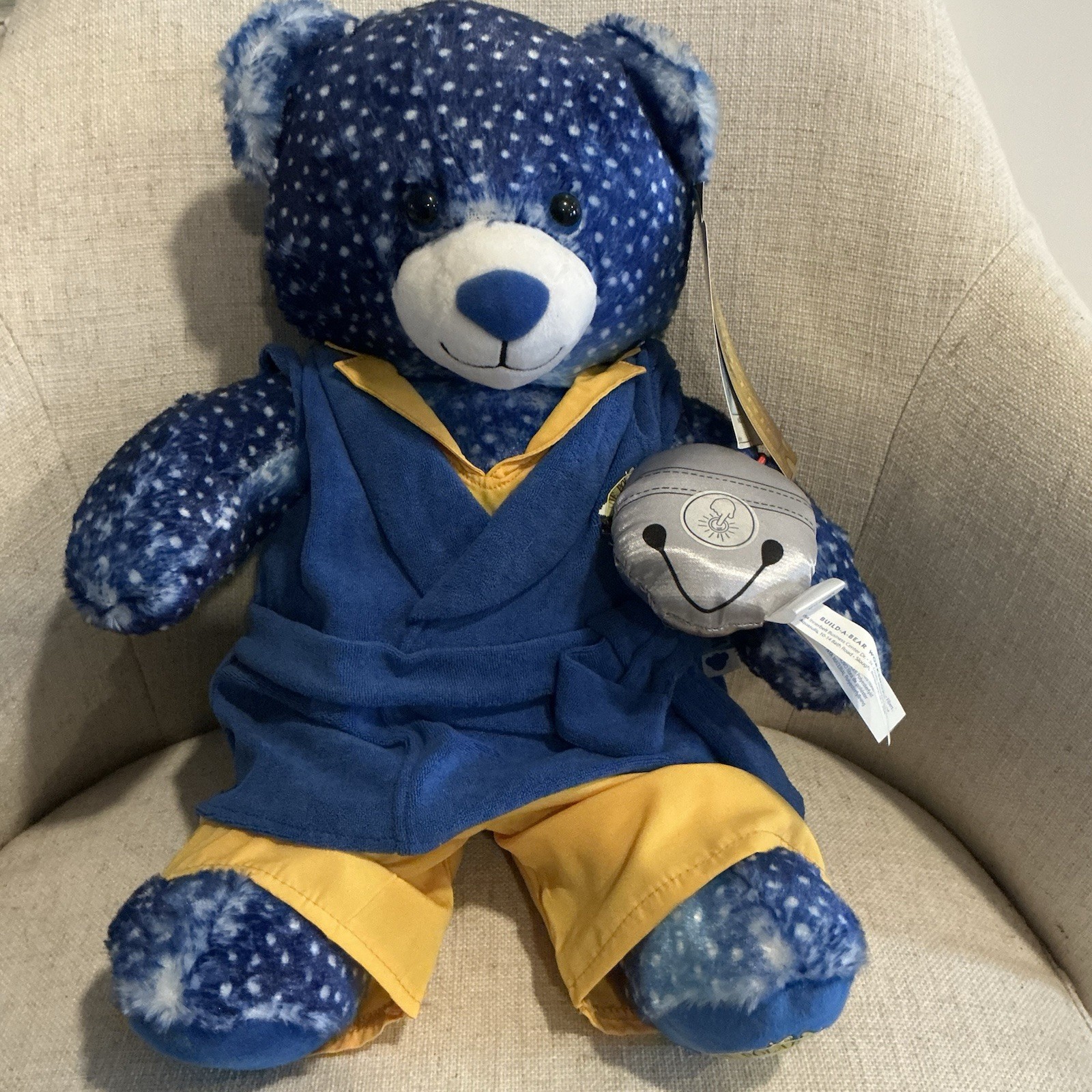 NEW Build A Bear Polar Express Christmas Teddy Holiday RARE Stuffed Plush BAB 