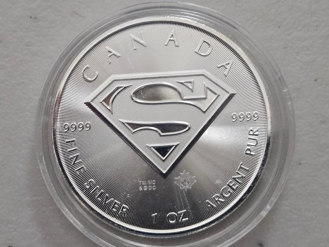 2016 Silver Maple Leaf Super Man RARE