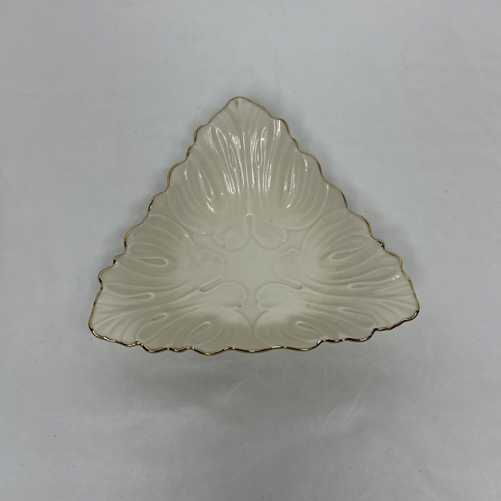 Vintage Lenox Fine China Triad Collection Candy Dish With 24K Gold Trim
