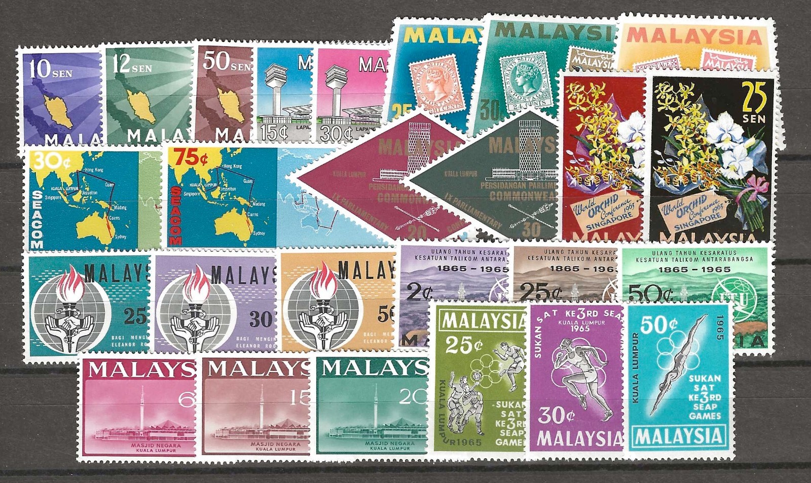 MALAYSIA 1963/67 "Commemoratives" MINT
