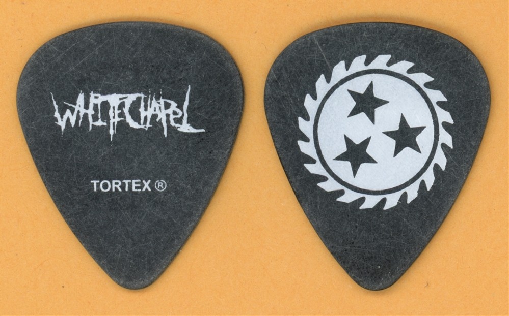 White Chapel Ben Savage Vintage Guitar Pick - 2011 New Era of Corruption Tour