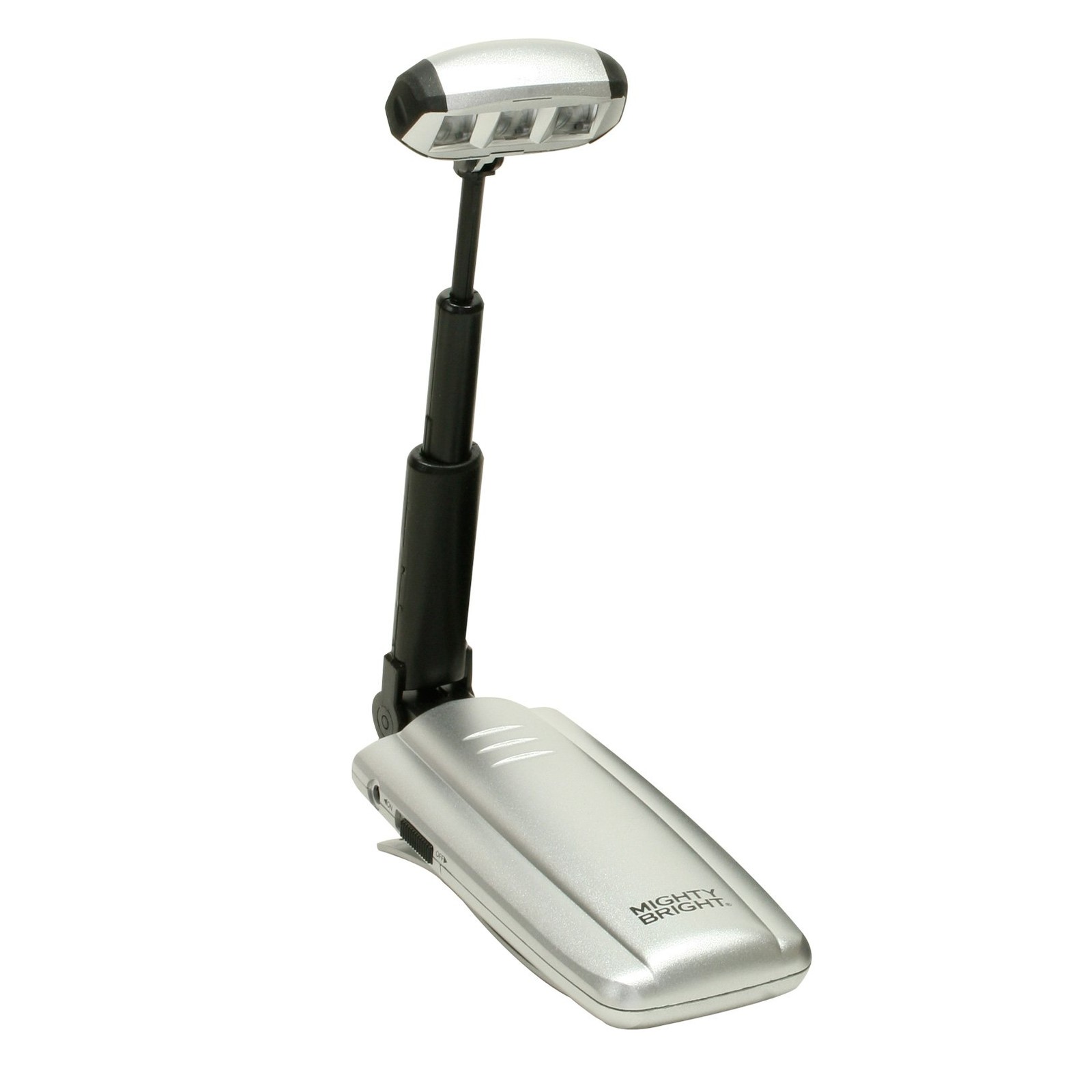 MIGHTY BRIGHT Music Stand Light, Triple LED, Silver (Direct Import)