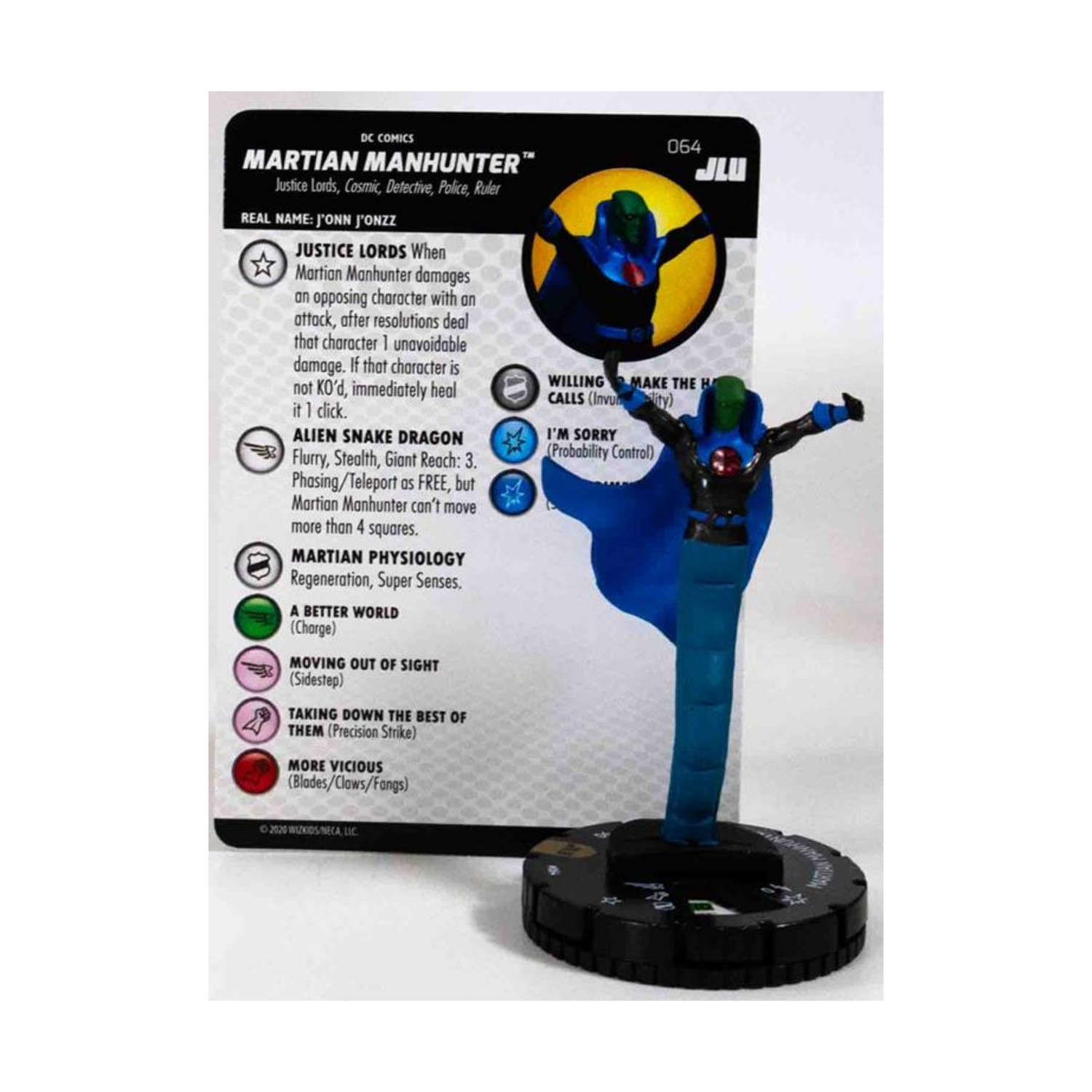 WizKids HeroClix Martian Manhunter #064 (SR) NM