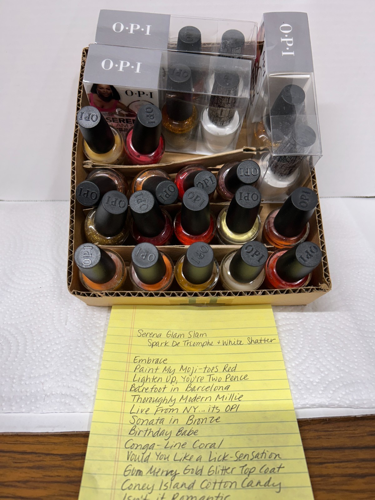 opi nail polish lot 22 bottles