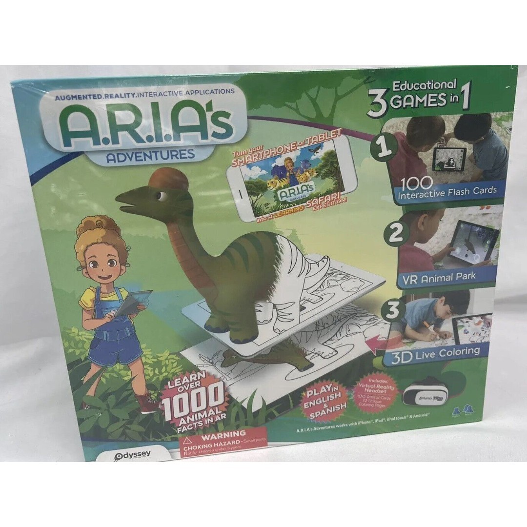 Odyssey ARIA's Adventures Educational Gaming System Virtual Reality Headset