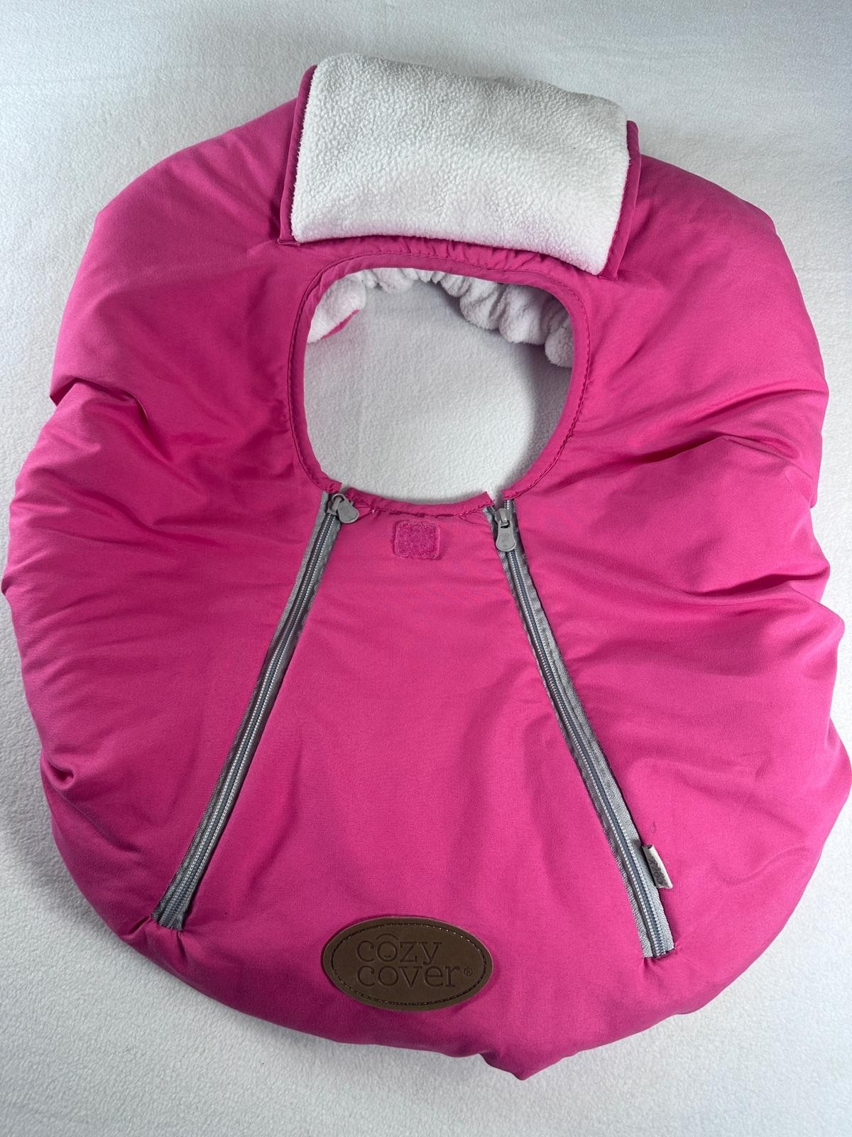 Cozy Cover Pink Infant Car Seat Cover Winter Baby Carrier Blanket Universal