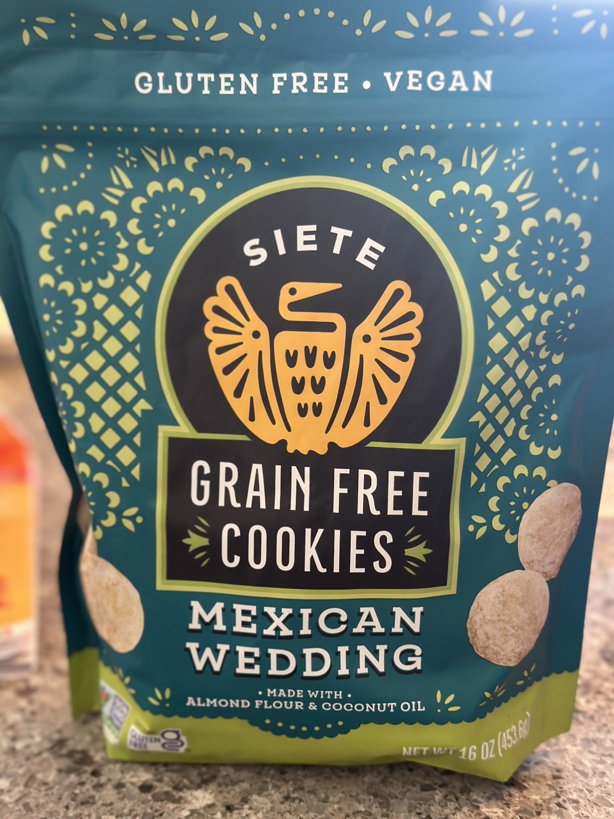 Siete Grain Free Mexican Wedding Cookies big 16oz bag