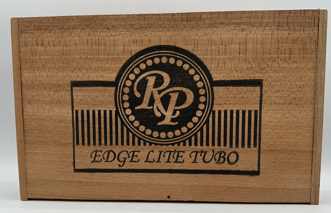 RP Edge Lite Tubo Robusto 10 Cigar Box, Box Only Made In Honduras Excellent Cond