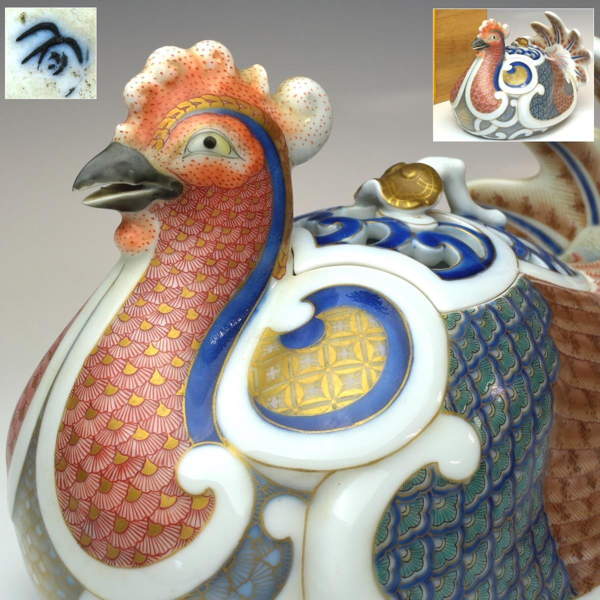 [Enjoyment] Rare, excellent, Meiji period, made by Old Koransha, detailed