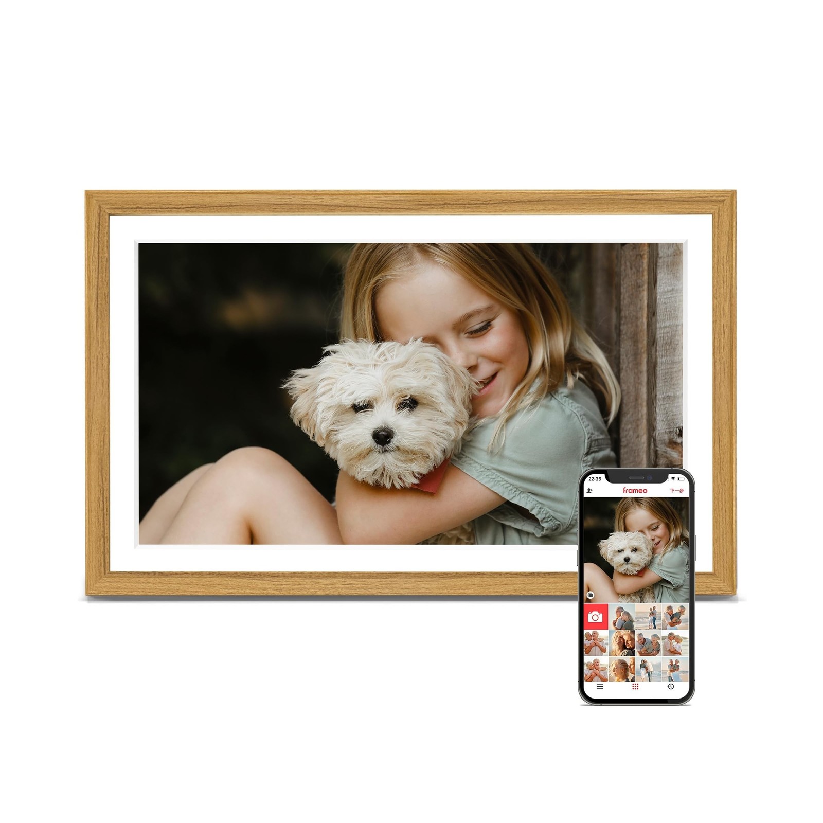 Pastigio Frameo 15.6" WiFi Digital Photo Frame - 32GB FHD