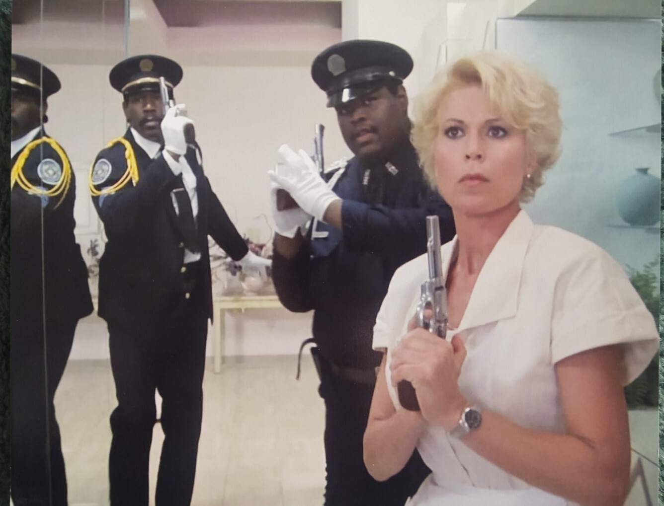 8X10 COLOR PHOTO LESLIE EASTERBROOK POLICE ACADEMY SEXY ACTRESS