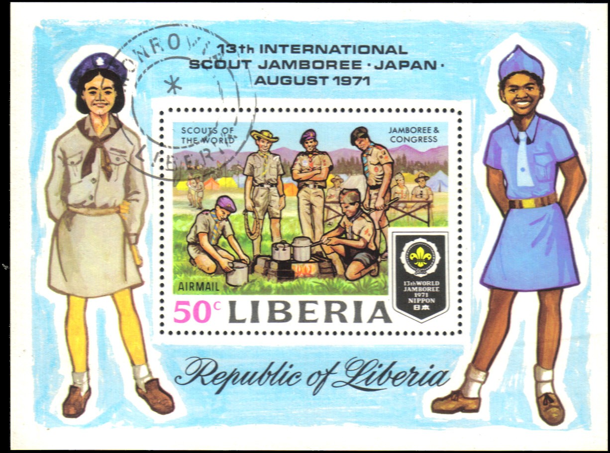 Liberia #C188 Used VF souvenir sheet