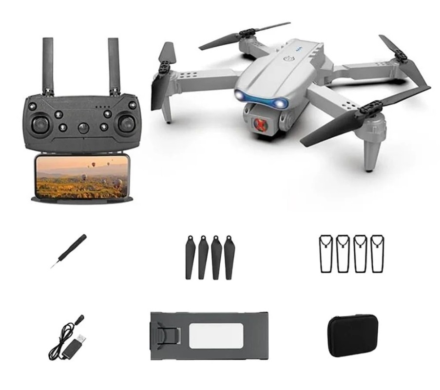 E99 Drone with Camera Foldable RC Quadcopter Drone Remote Control Drone Toy