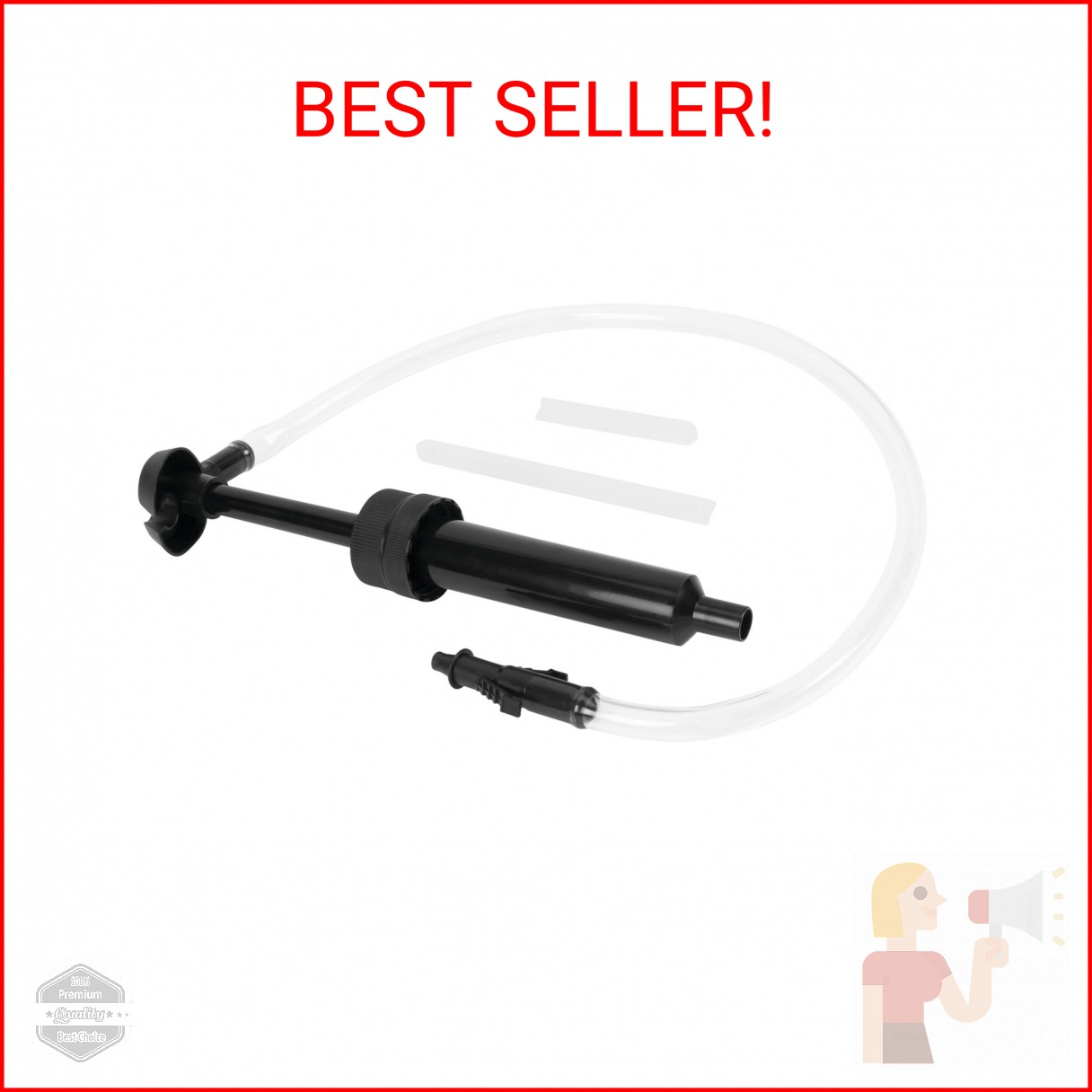 Performance Tool W1141 Quick Fit Fluid Transfer Pump for Vehicle Engine Oils and