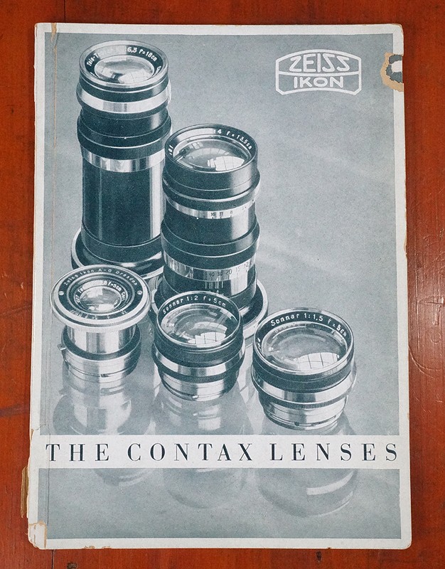 ZEISS CONTAX LENS CATALOG, 12/35, 56 PAGES/226667