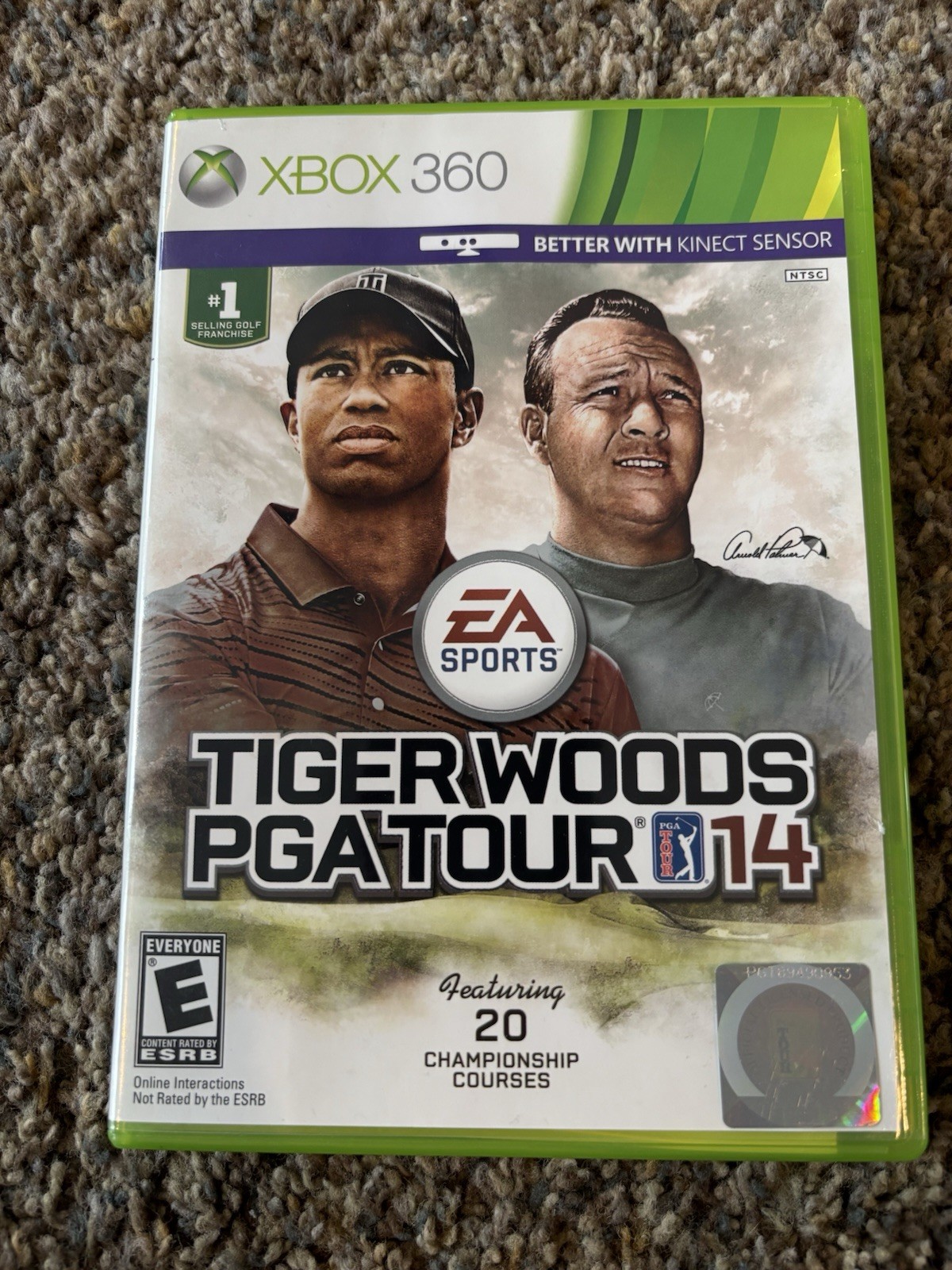 Xbox 360 Tiger Woods PGA Tour 14 EA Sports Multiplayer Manual  Used/Working