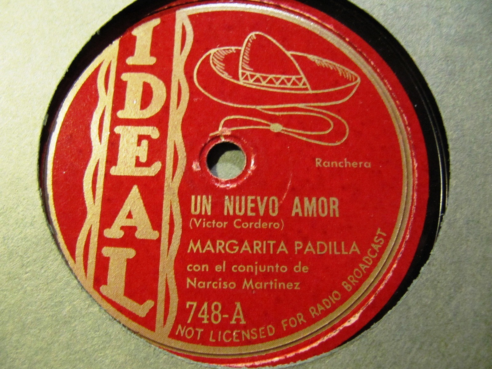 Mexican Narciso Martinez MARGARITA PADILLA ESPERO TU REGRESO IDEAL 748 Latin 