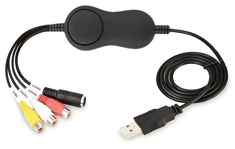 USB 2.0 DVR Adapter W/RCA S-Video Vide0 Audio Input Digital MPEG Video Recorder